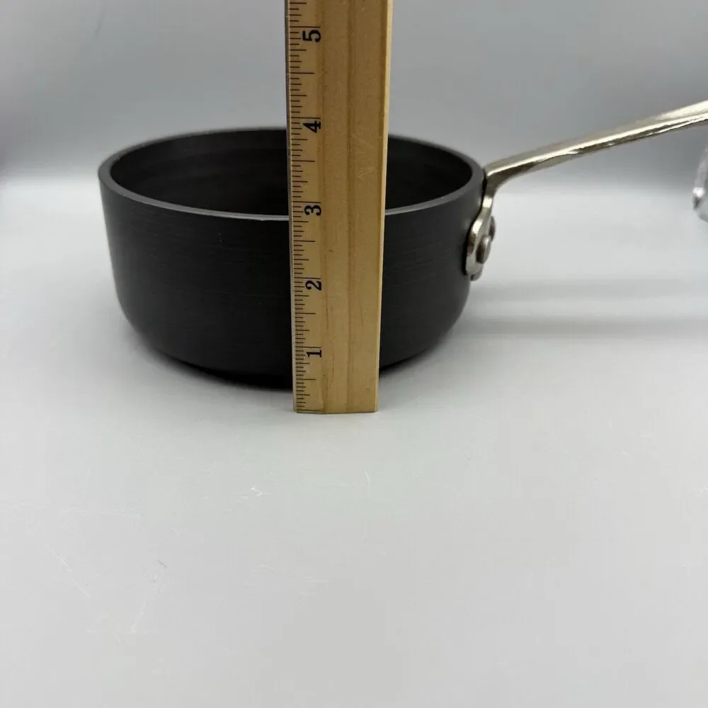 Commercial Aluminum Cookware Co 1 Qt Saucepan #5001 Lid #305 USA Vintage Pot